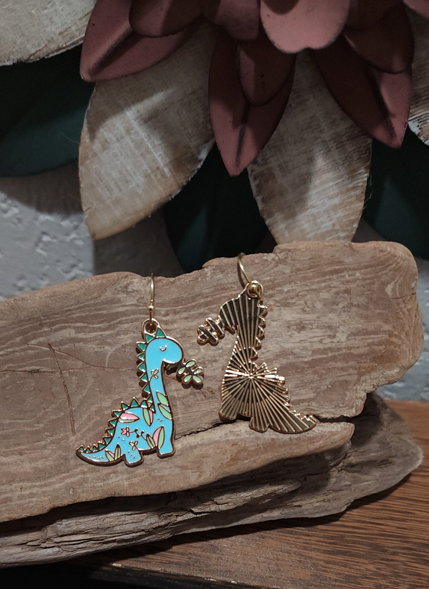 Dino Pendant Earrings