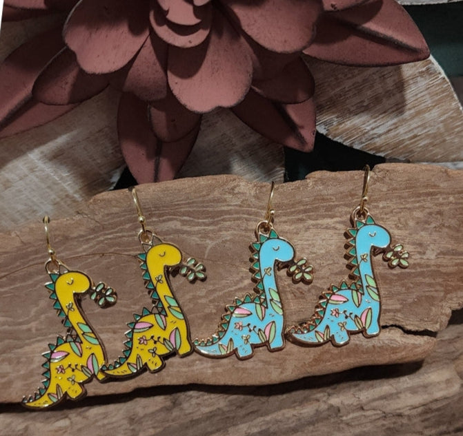 Dino Pendant Earrings