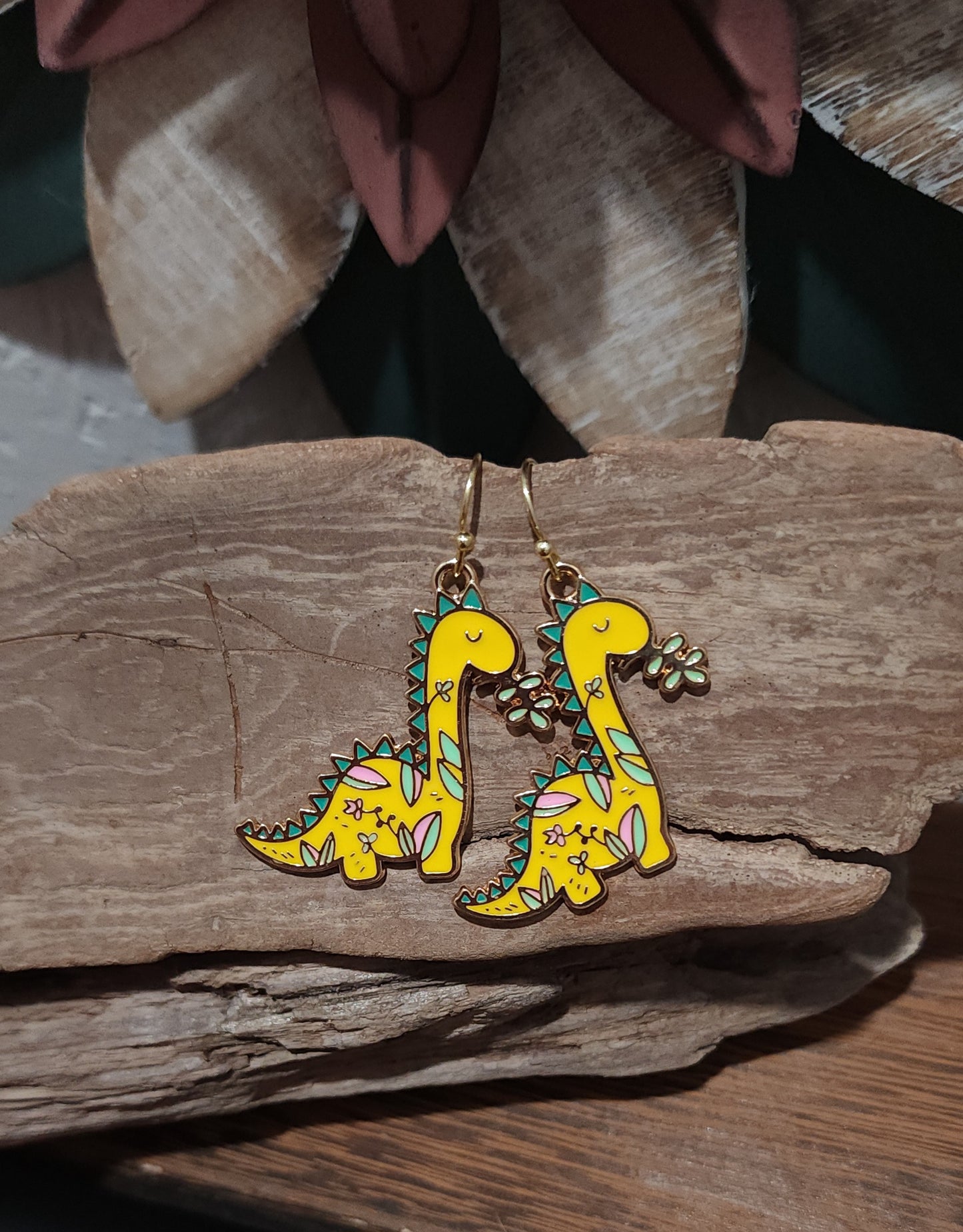 Dino Pendant Earrings
