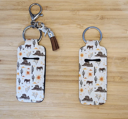 Lip Balm Holder Key Chains