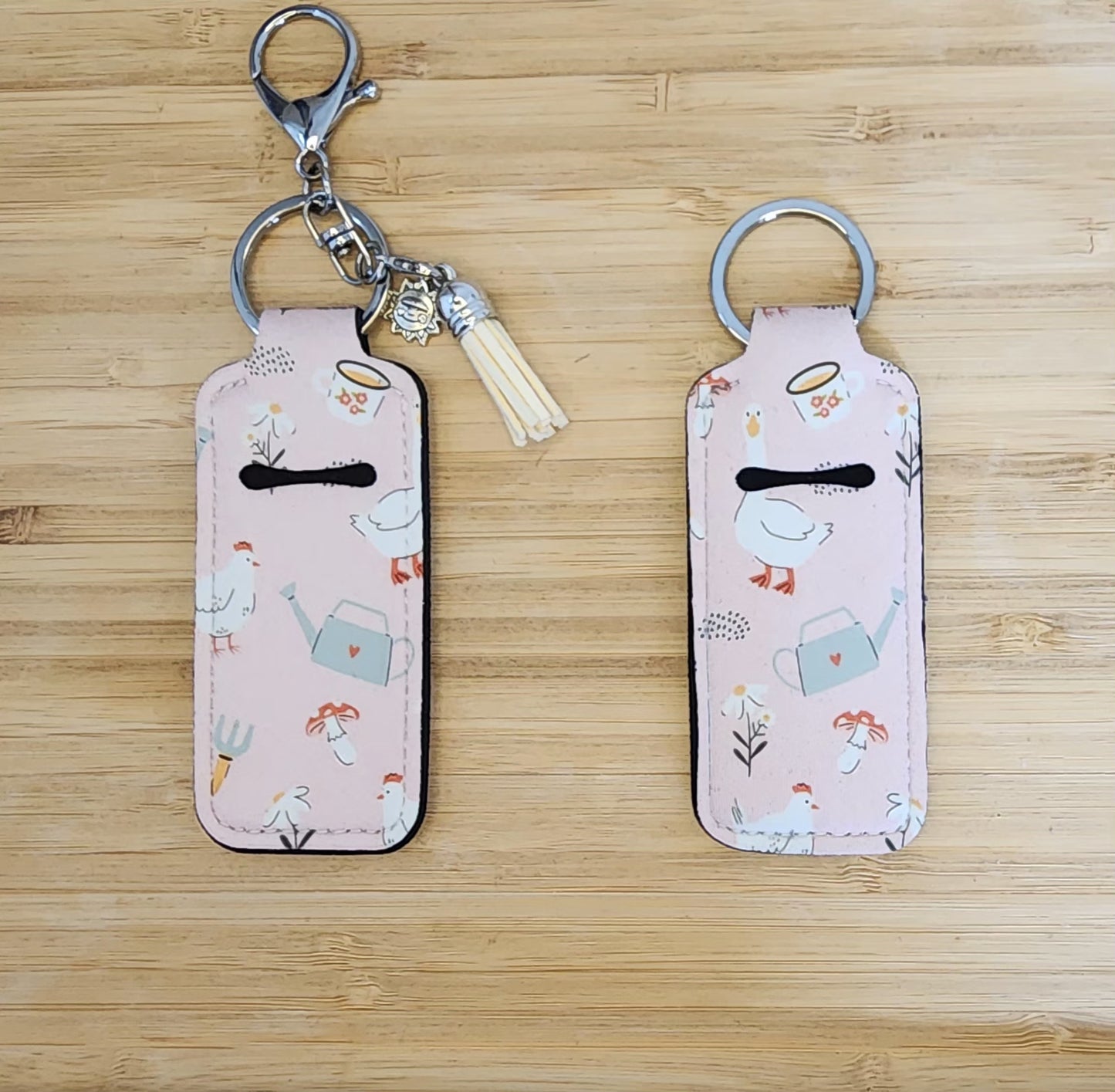 Lip Balm Holder Key Chains