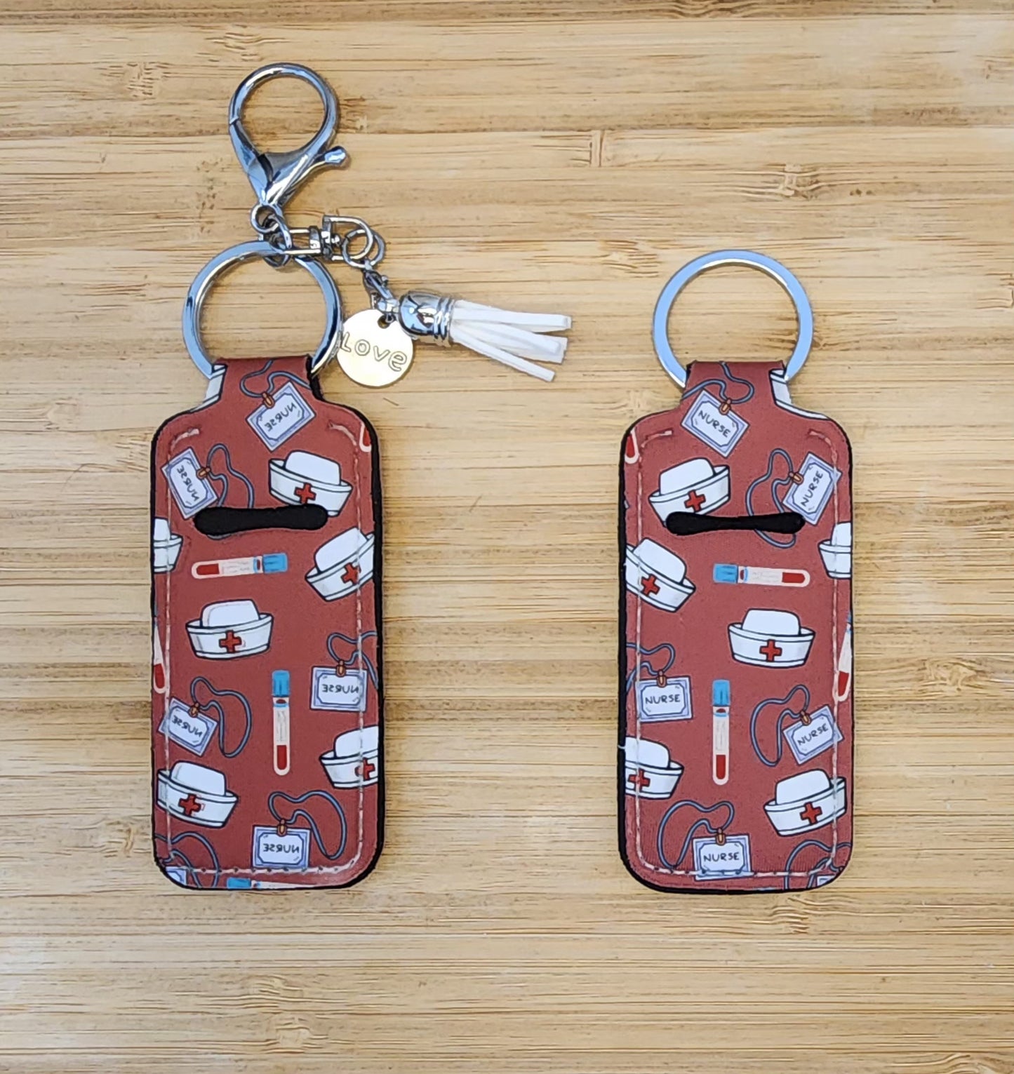 Lip Balm Holder Key Chains