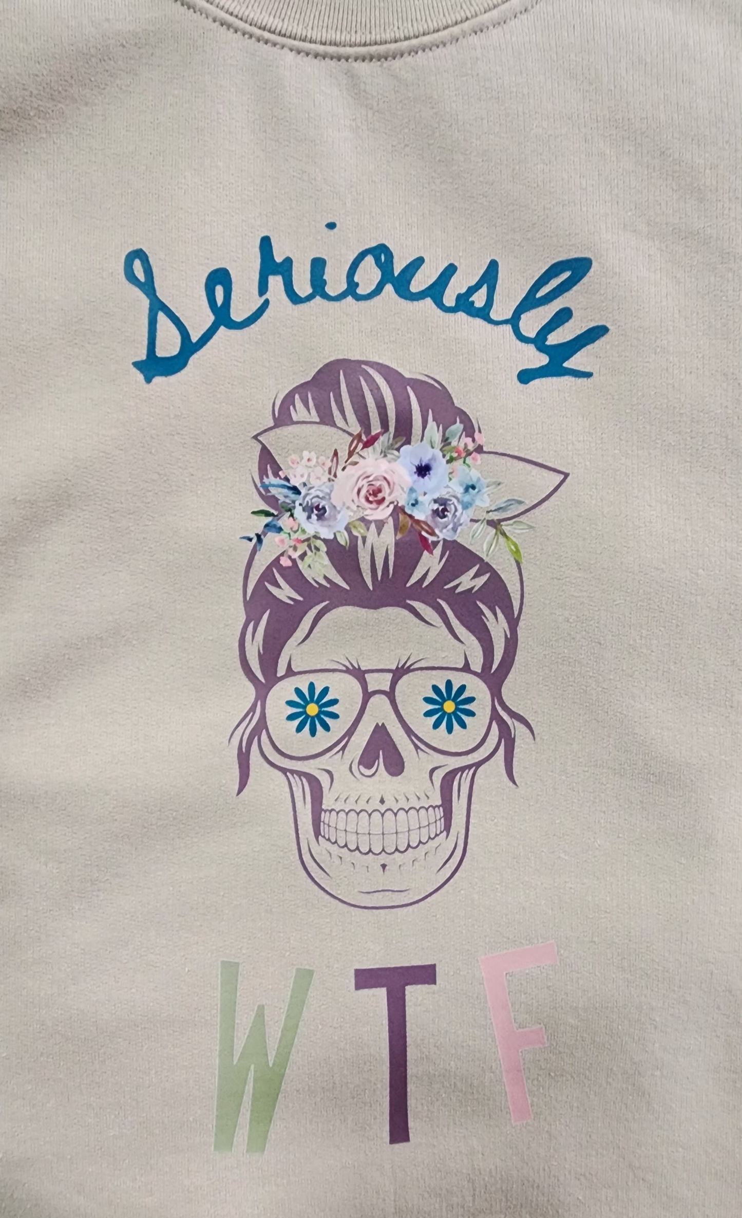 Seriously WTF-Sand Crewneck