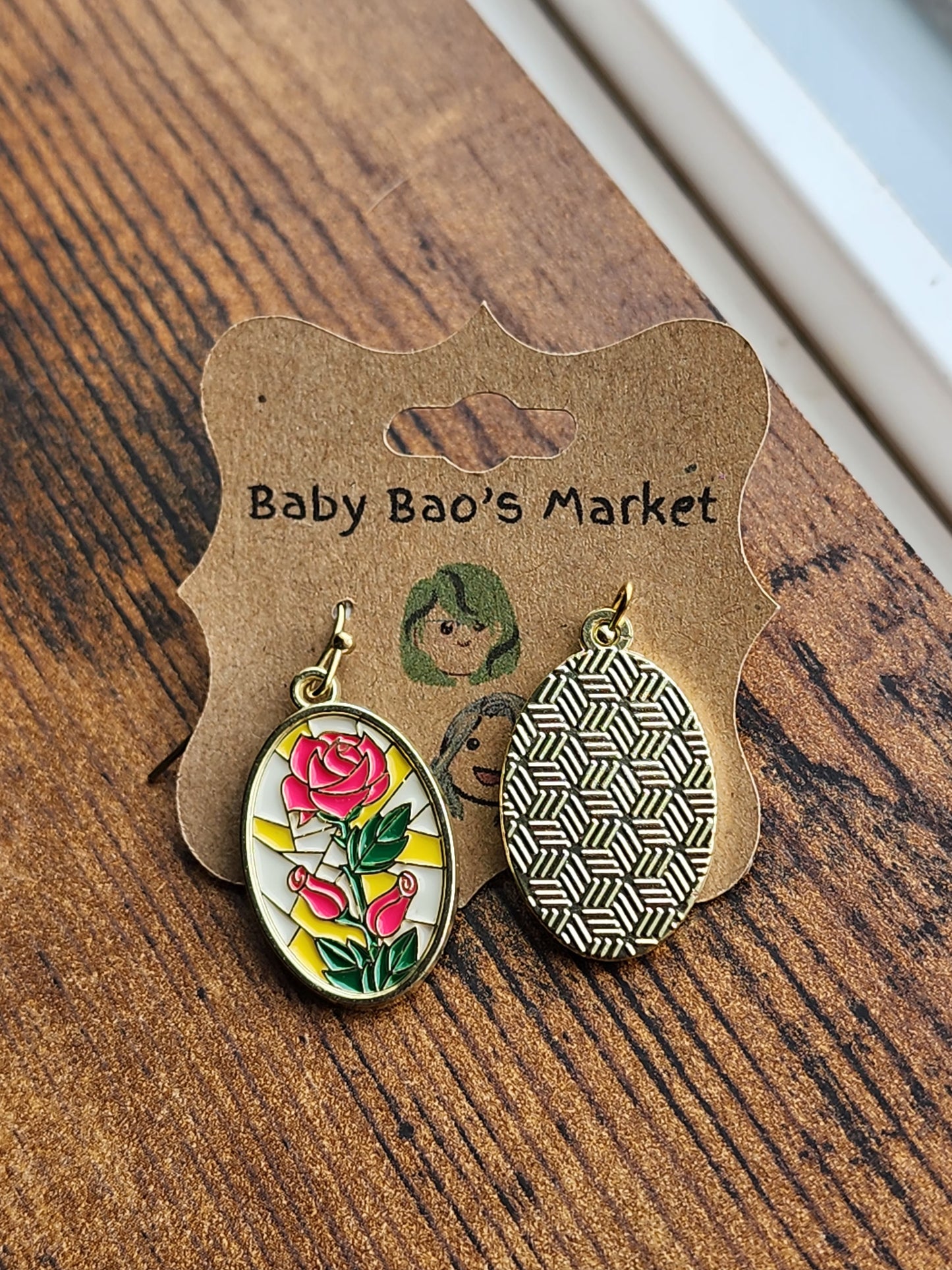 Mosaic Floral Earrings