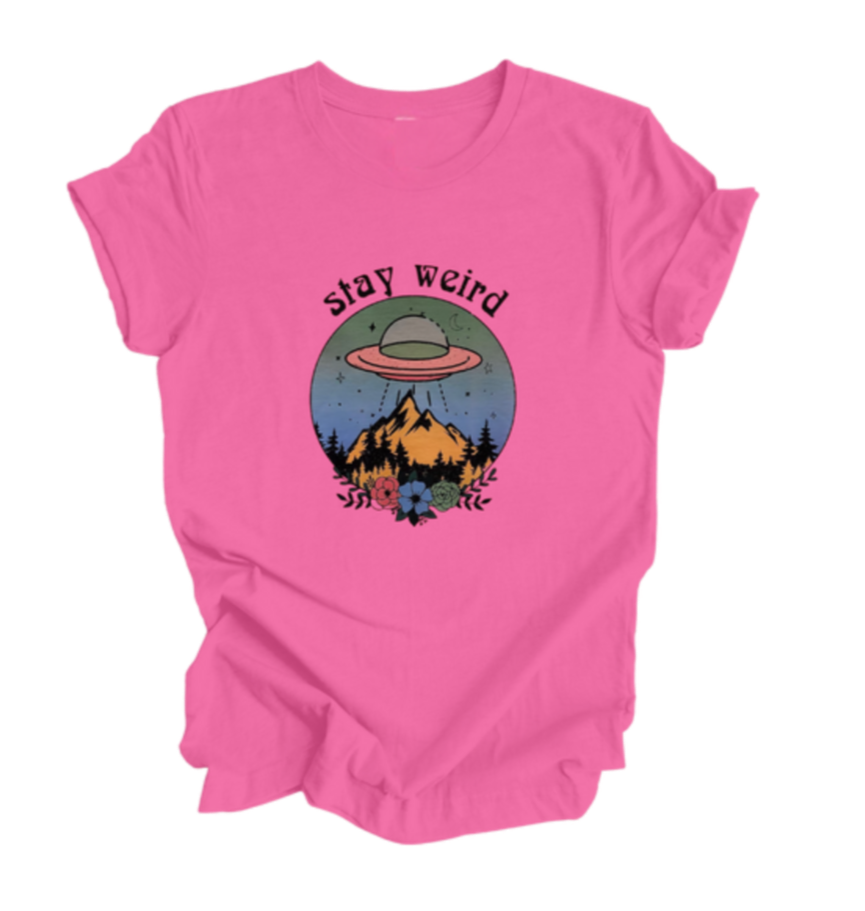 Stay Weird-Pink