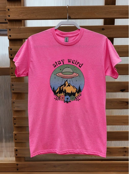 Stay Weird-Pink