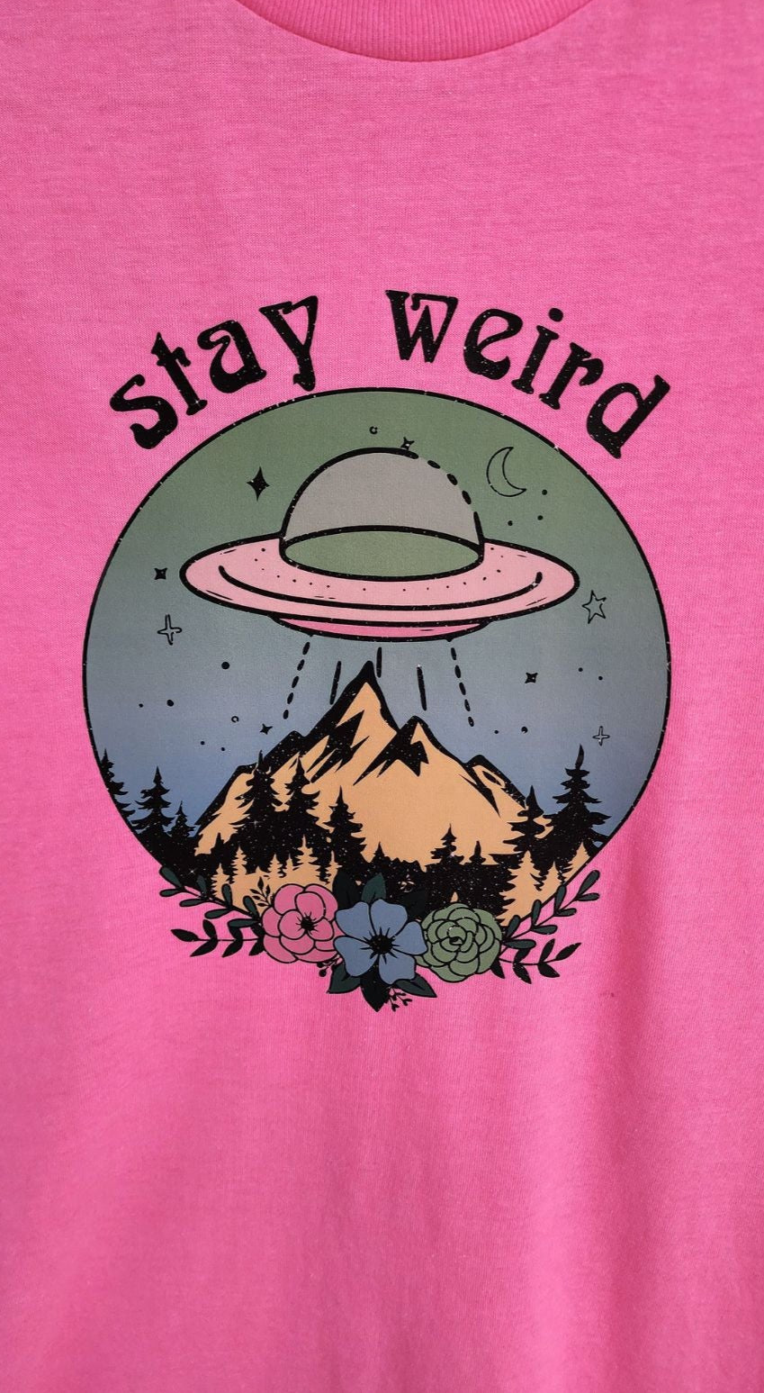 Stay Weird-Pink