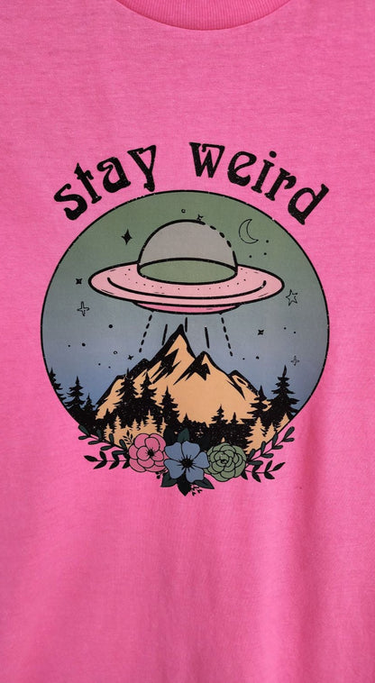 Stay Weird-Pink